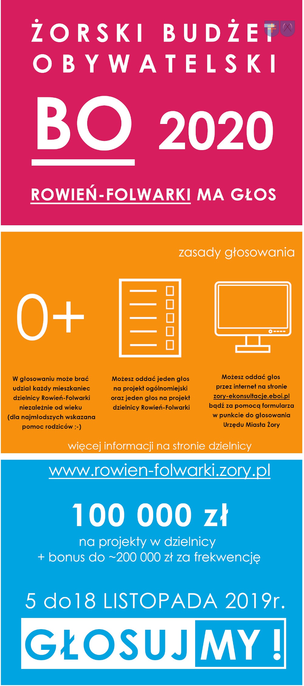 <b>ŻORSKI BUDŻET OBYWATELSKI – GŁOSUJEMY</b>